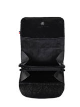 Leather Coin Purse Etincelle Etrier Black etincelle irisee EETI650-vue-porte