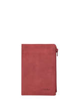 Portemonnee Etincelle Nubuck Leder Etrier Rood etincelle nubuck EETN619
