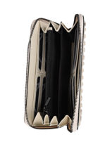 Wallet Leather Etrier Beige arizona EARI95-vue-porte