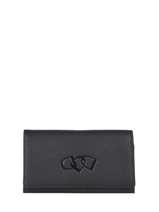 Porte-monnaie Cuir Etrier Noir ecuyer EECU95
