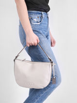 Handtas Ecuyer Leder Etrier Beige ecuyer EECU06-vue-porte
