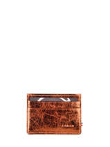 Card Holder Leather Etrier Pink etincelle irisee EETI011