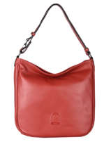 Shoulder Bag And Strap Balade Leather Etrier Red balade EBAL16