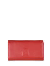 Leather Balade Wallet Etrier Red balade EBAL95