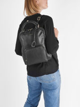Backpack Etrier Black tradition EHER37-vue-porte