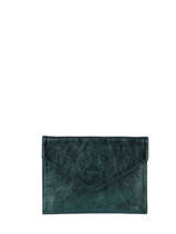 Leather Wallet Etincelle Etrier Blue etincelle irisee EETI054