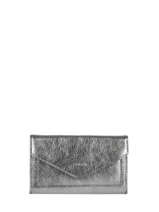 Porte-monnaie Cuir Etrier Argent etincelle irisee EETI469