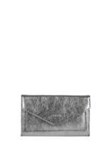 Purse Leather Etrier Silver etincelle irisee 1805B