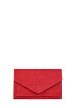 Portefeuille Etincelle Nubuck Cuir Etrier Rouge etincelle nubuck EETN469