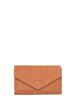 Leather Wallet Etincelle Nubuck Etrier Brown etincelle nubuck EETN469