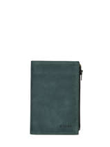 Porte-monnaie Etincelle Nubuck Cuir Etrier Vert etincelle nubuck EETN619