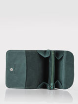 Porte-monnaie Etincelle Nubuck Cuir Etrier Vert etincelle nubuck EETN650-vue-porte