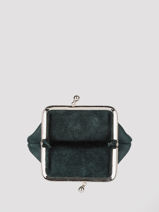 Porte-monnaie Etincelle Nubuck Cuir Etrier Vert etincelle nubuck EETN654-vue-porte