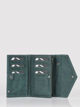 Portefeuille Cuir Etrier Vert etincelle nubuck EETN701-vue-porte