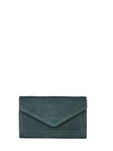 Portefeuille Etincelle Nubuck Leder Etrier Groen etincelle nubuck EETN469