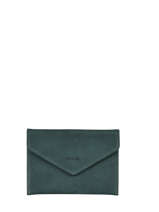 Portefeuille Etincelle Nubuck Leder Etrier Groen etincelle nubuck EETN054