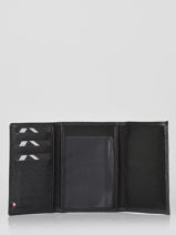 Leather Madras Card Holder Etrier Black madras EMAD024-vue-porte