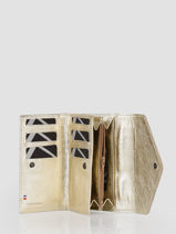 Wallet Leather Etrier Gold etincelle irisee EETI469-vue-porte