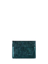 Porte-cartes Cuir Etrier Bleu etincelle irisee EETI011