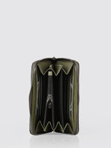Compact Leather Alezan Wallet Etrier Green alezan EALE090M-vue-porte