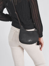 Cross Body Tas Ecuyer Leder Etrier Zwart ecuyer EECU12-vue-porte