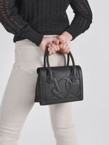 Top Handle Alezan Leather Etrier Black alezan EALE002M-vue-porte