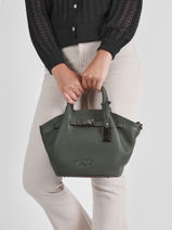 Handtas Ecuyer Leder Etrier Beige ecuyer EECU5B-vue-porte