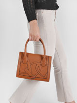 Top Handle Alezan Leather Etrier Brown alezan EALE002M-vue-porte