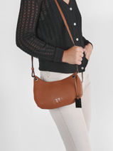 Cross Body Tas Ecuyer Leder Etrier Bruin ecuyer EECU12-vue-porte