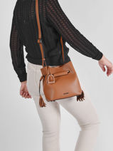 Crossbody Bag Blazer Leather Etrier Brown blazer EBLA004S-vue-porte