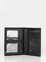 Wallet Leather Etrier Black madras EMAD442-vue-porte