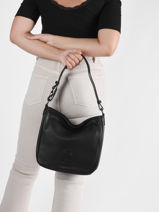 Schoudertas S Balade Leder Etrier Zwart balade EBAL17-vue-porte