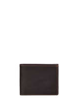 Card Holder Leather Leather Etrier Brown oil EOIL739