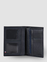 Portefeuille Met Portemonnee Leather Etrier Blue madras EMAD442-vue-porte