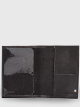 Wallet Leather Etrier Black oil EOIL025-vue-porte