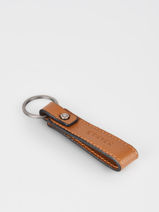 Leather Flandres Keychain Etrier Brown flandres EFLA7850-vue-porte