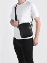 Sac Bandoulire Flandres Cuir Etrier Argent flandres EFLA729M-vue-porte