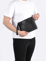 Business Bag Etrier Black foulonne EFOU817M-vue-porte