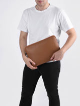 Leather 13" Flandres Laptop Cover Etrier flandres EFLA8833-vue-porte