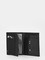 Leather Wallet Oil Etrier Black oil EOIL140-vue-porte