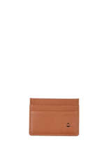 Card Holder Leather Etrier Beige madras EMAD011