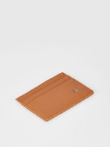 Card Holder Leather Etrier Beige madras EMAD011-vue-porte