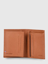 Leather Wallet Madras Etrier Brown madras EMAD624-vue-porte