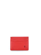 Card Holder Leather Etrier Red madras EMAD011