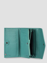 Leather Madras Wallet Etrier Blue madras EMAD701-vue-porte