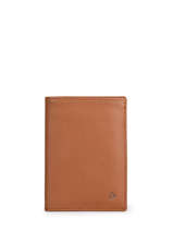 Wallet/ Purse Leather Etrier Beige madras EMAD271