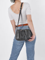 Cross Body Tas Tradition Leder Etrier Zwart tradition EHER021S-vue-porte