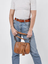 Crossbody Bag Tradition Leather Etrier Brown tradition EHER021S-vue-porte