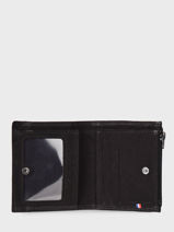 Portemonnee Etincelle Nubuck Leder Etrier Zwart etincelle nubuck EETN810-vue-porte