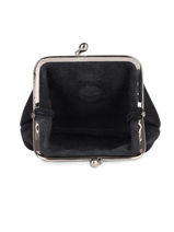 Porte-monnaie Cuir Etrier Noir madras EMAD654-vue-porte
